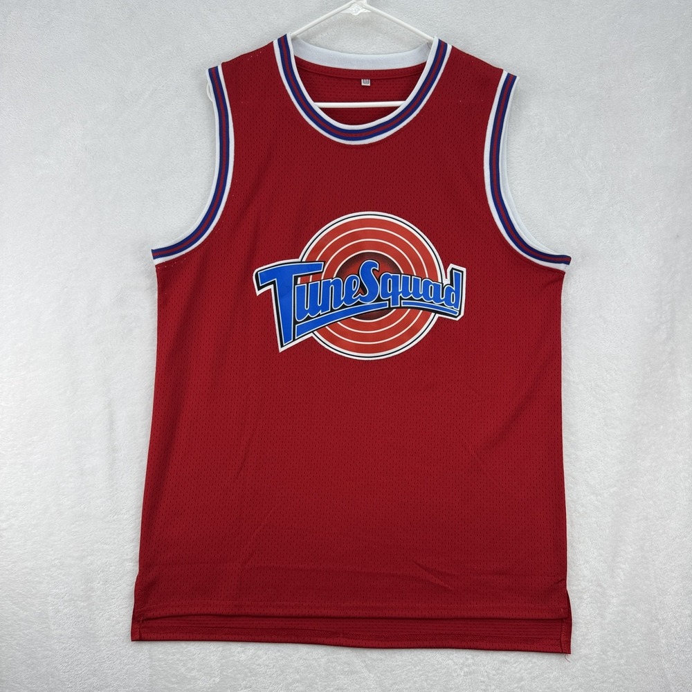 Tune Squad Basketball Jersey Mens XL Red Lola 10‎ Space Jam Movie Costume Unisex